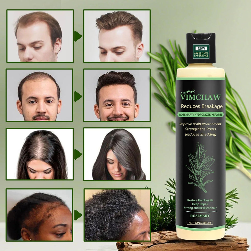 Vimchaw Shampoing Romarin – Formule sans silicones, soin quotidien doux