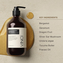 Vinci Botanicals mousse-lavante-douce: texture crémeuse qui nettoie sans tiraillement.