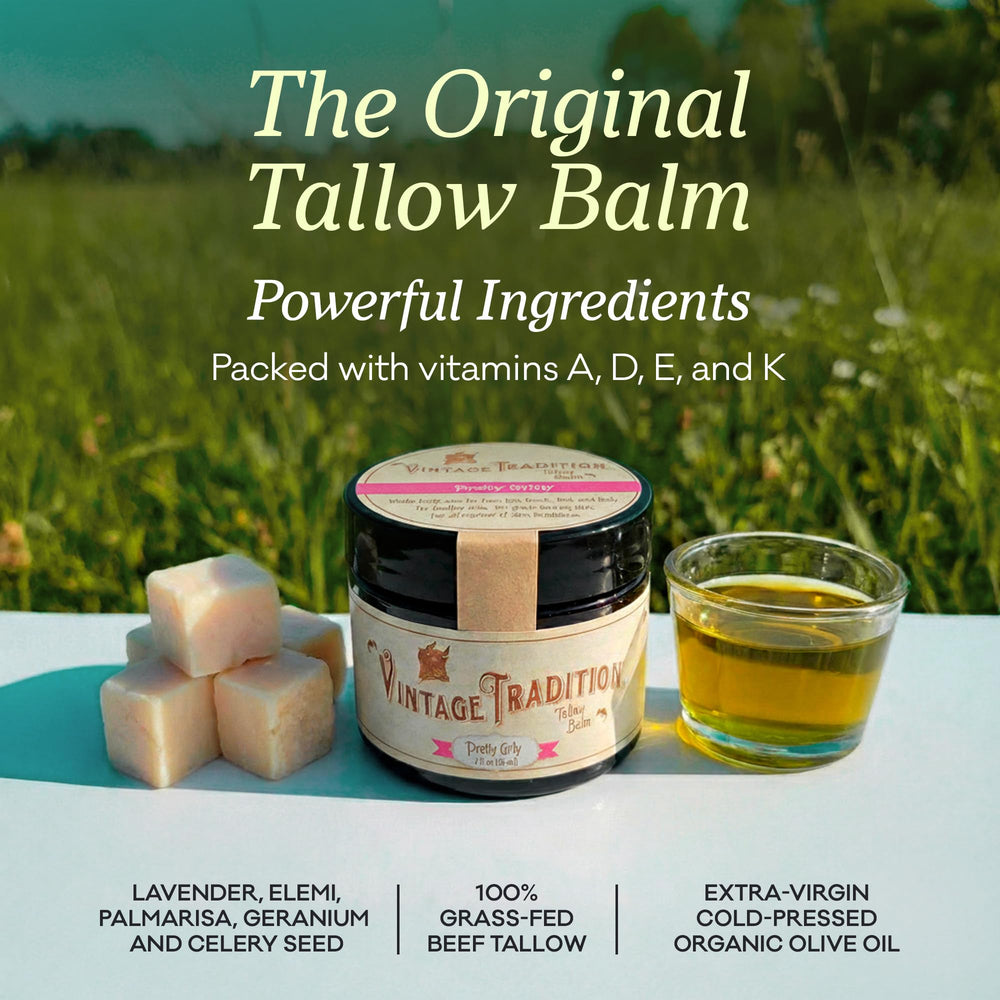 Application facile du baume Vintage Tradition sur les mains, texture douce
