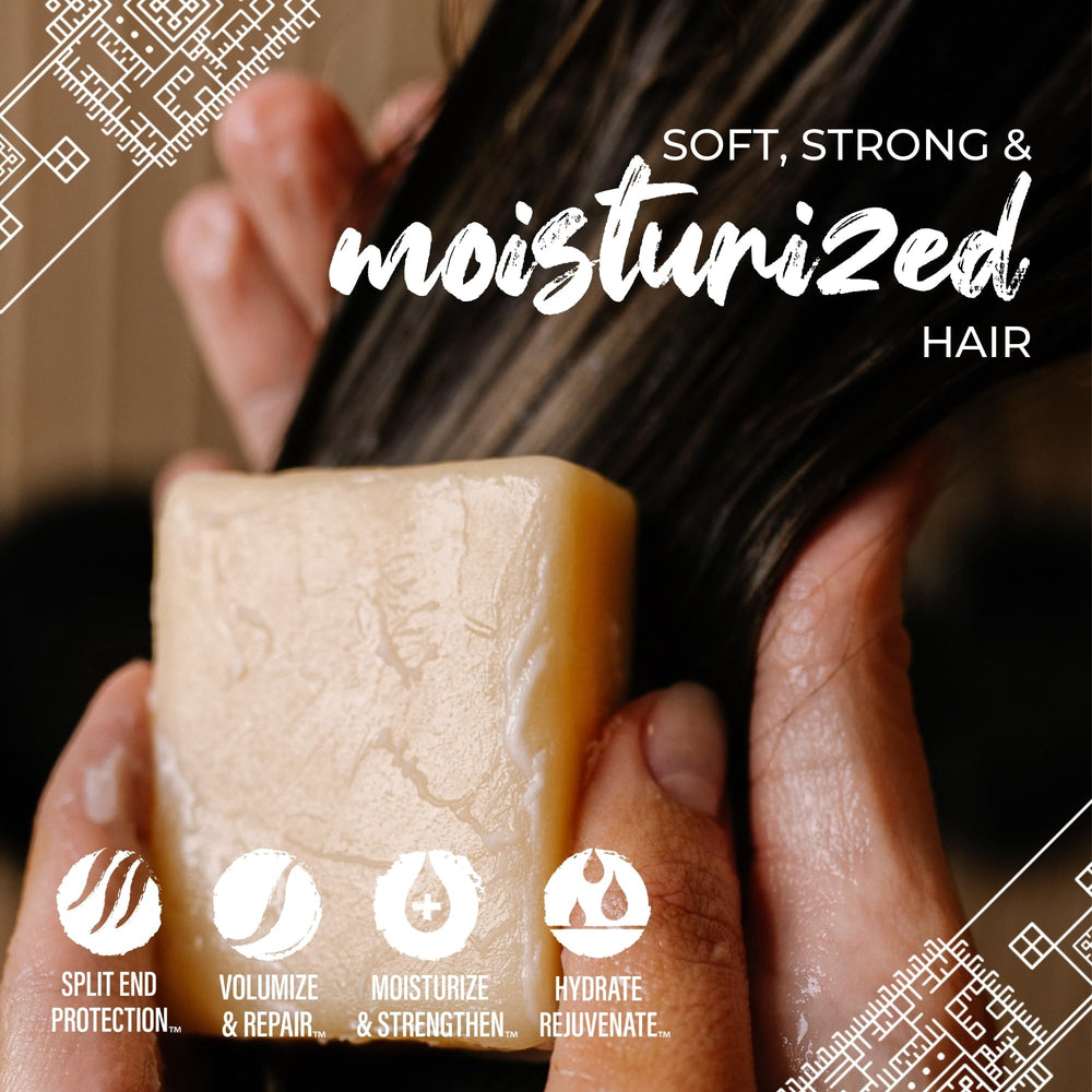 Barre conditionneur Viori sans plastique, routine beauté éco-responsable.