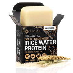 Barre Viori eau de riz après-shampooing, hydratation légère et efficace.
