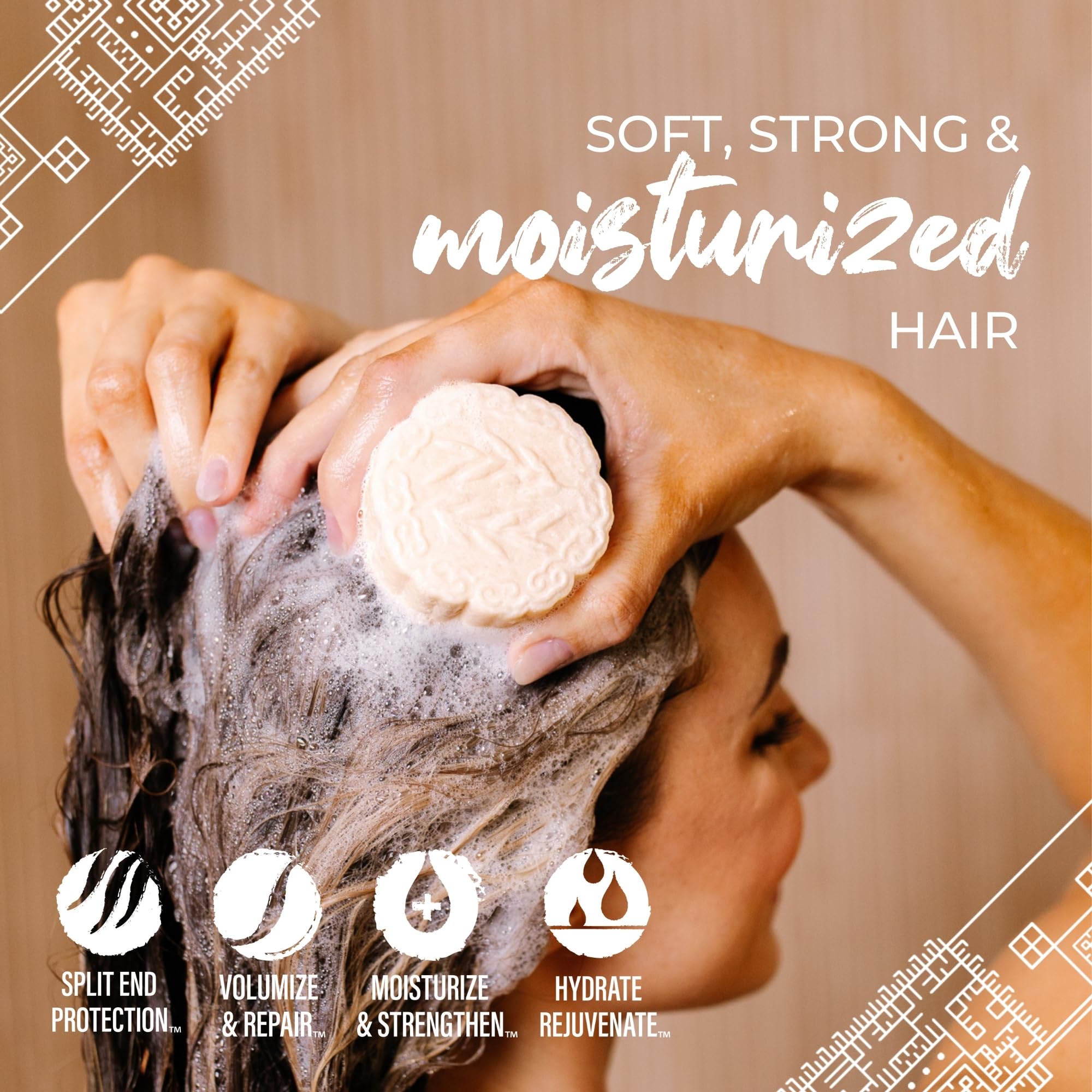 Shampoing solide Viori sans sulfates pour cheveux sensibles