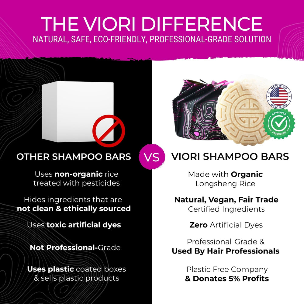 Viori Eau de riz nourrissante pour cheveux vivants et brillants