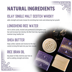 Ingrédients Longsheng Rice Water pour nourrir les cheveux avec Hamish & Co.