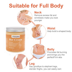 Viowey Crème Chauffante pour les bras, peut soutenir le tonus musculaire et la peau lisse.