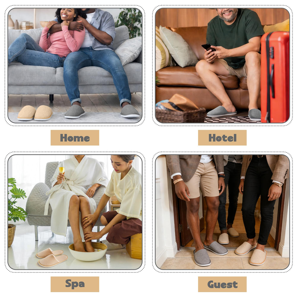 Chaussons jetables pour hôtels spa et voyages, Vipay.