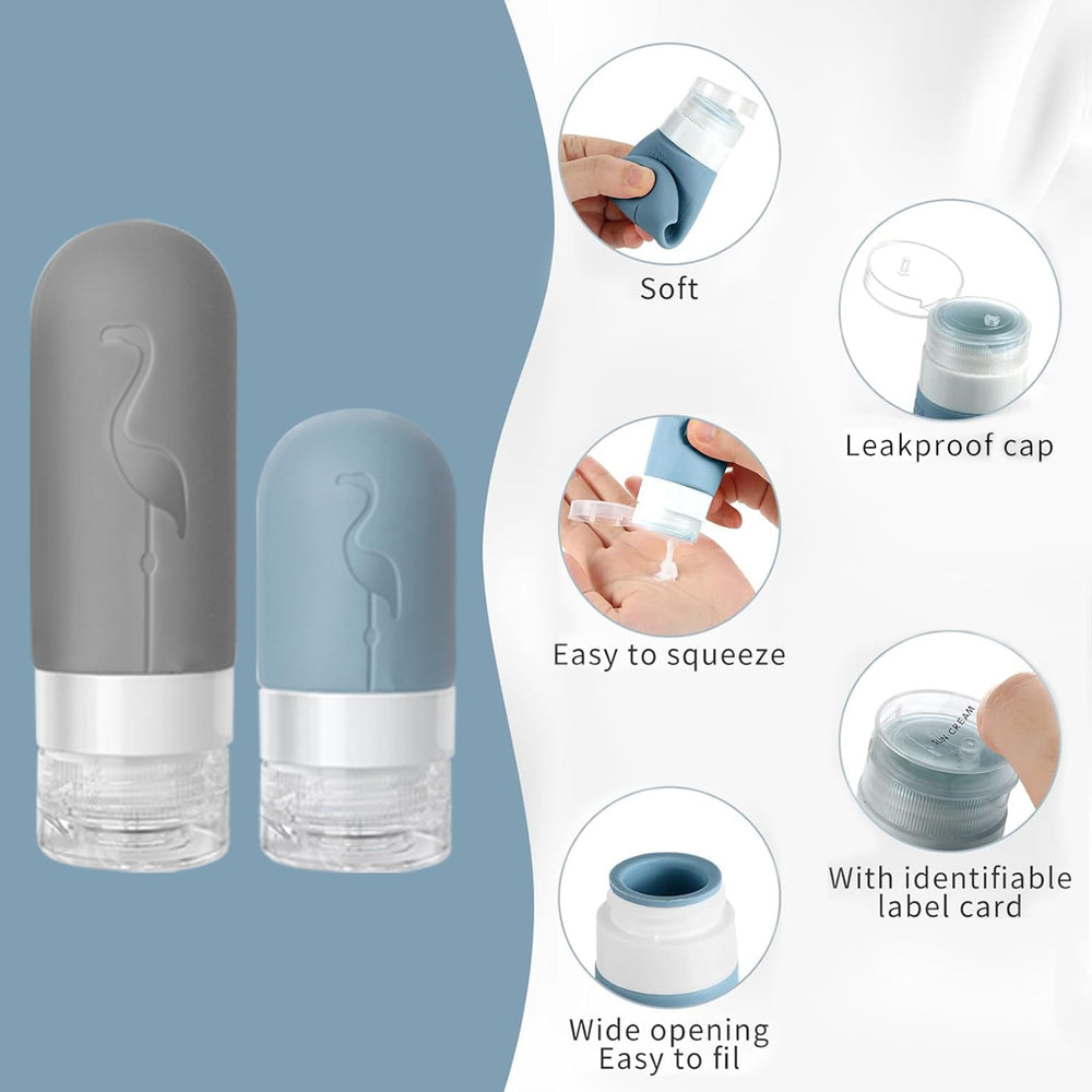 Ouverture large facilitant le remplissage et le nettoyage des flacons.