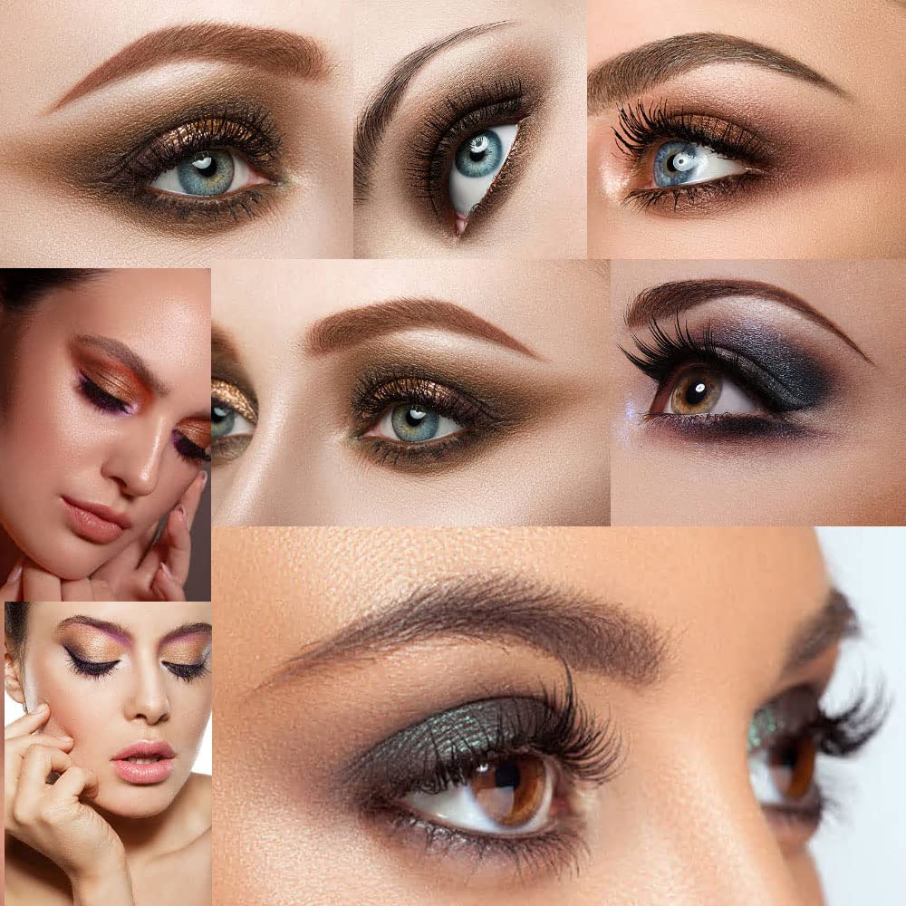 Virtegasas Ombres glitter brillantes, faciles à superposer et estomper