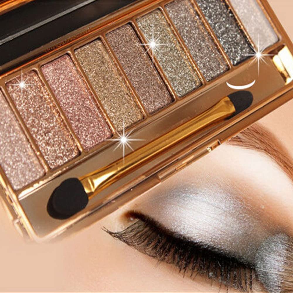 Virtegasas Palette Yeux 9 Couleurs, polyvalente pour tous les looks