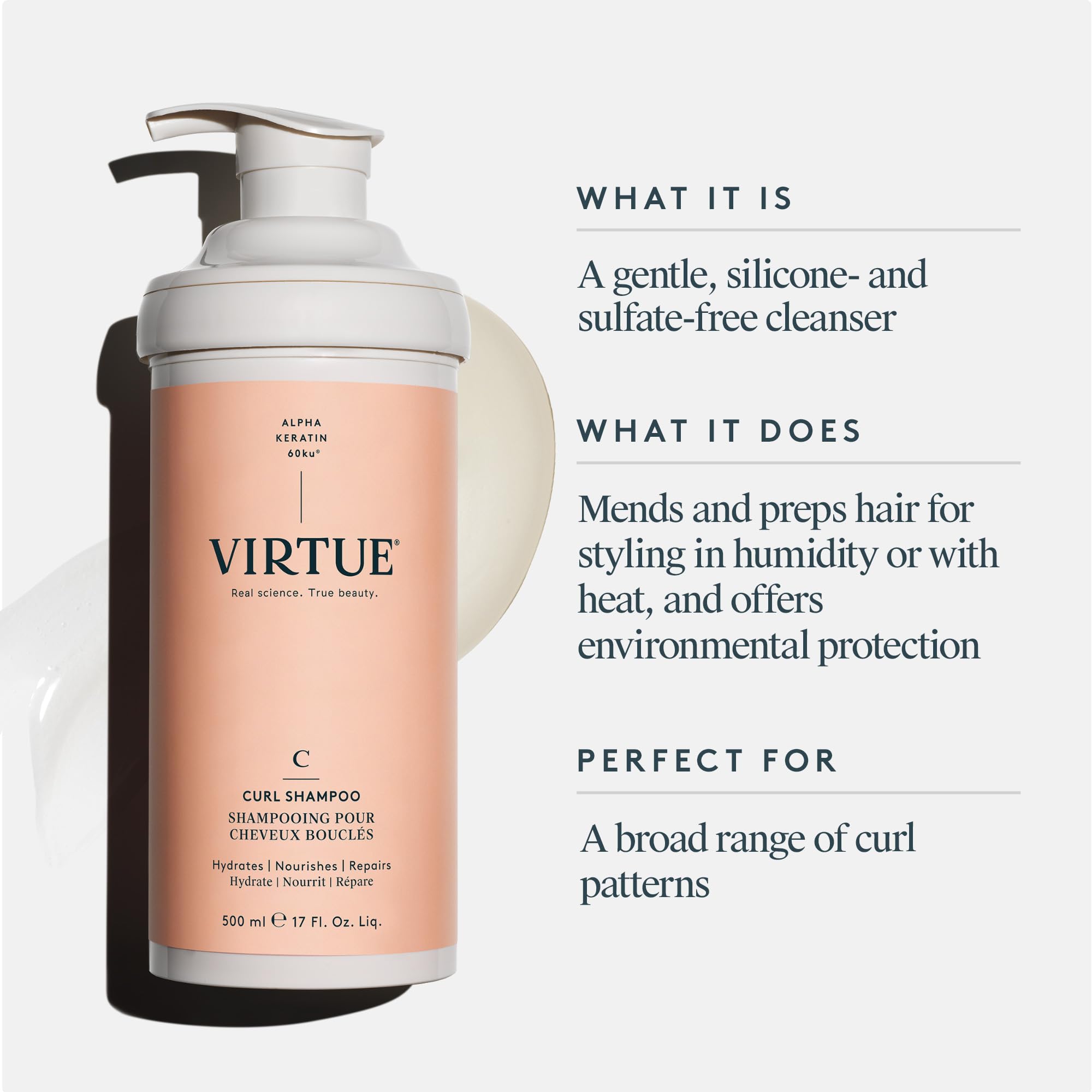 VIRTUE Boucles texture cremeuse, douceur qui nourrit sans alourdir