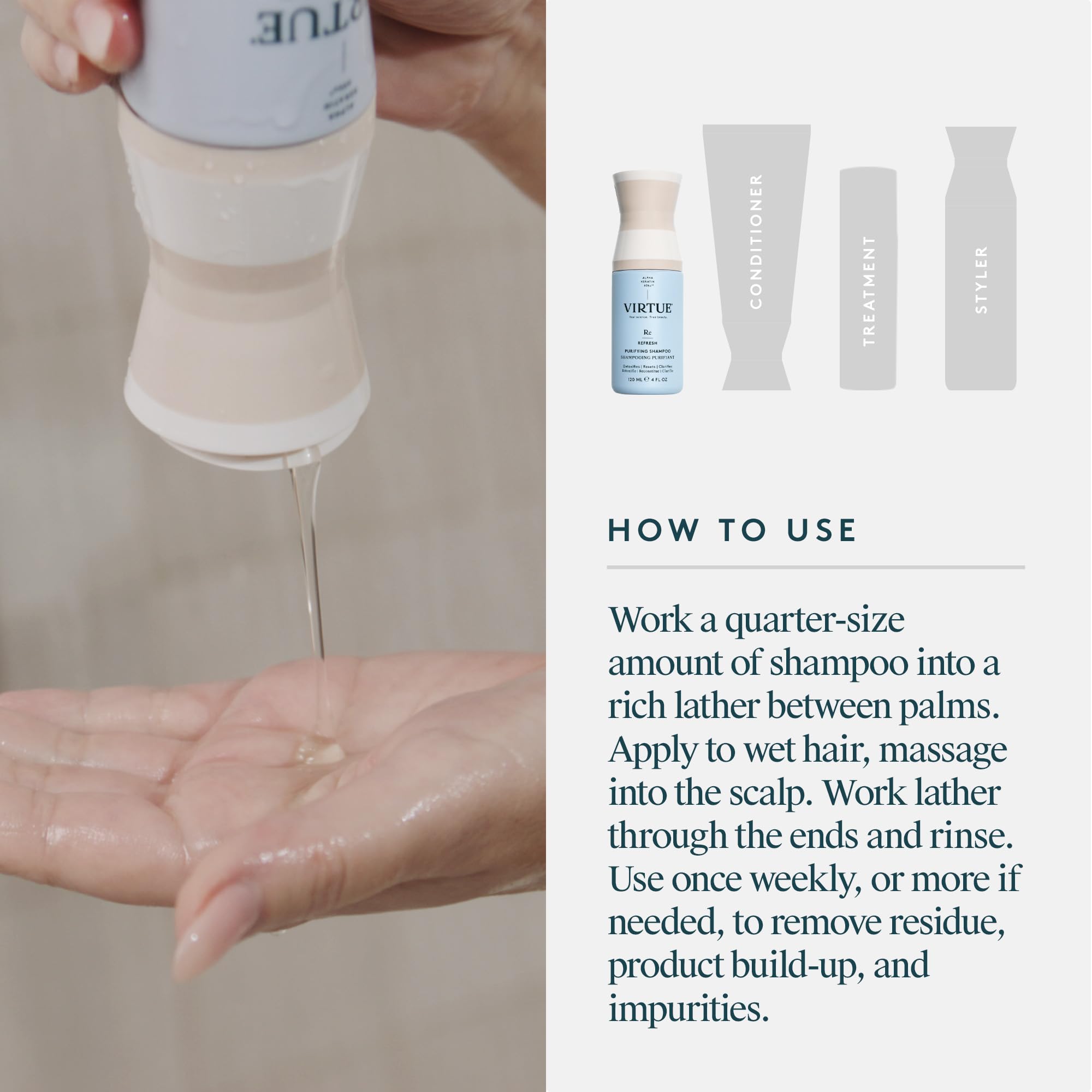 Formule sans sulfates et sans colorants, adaptée aux cheveux colorés