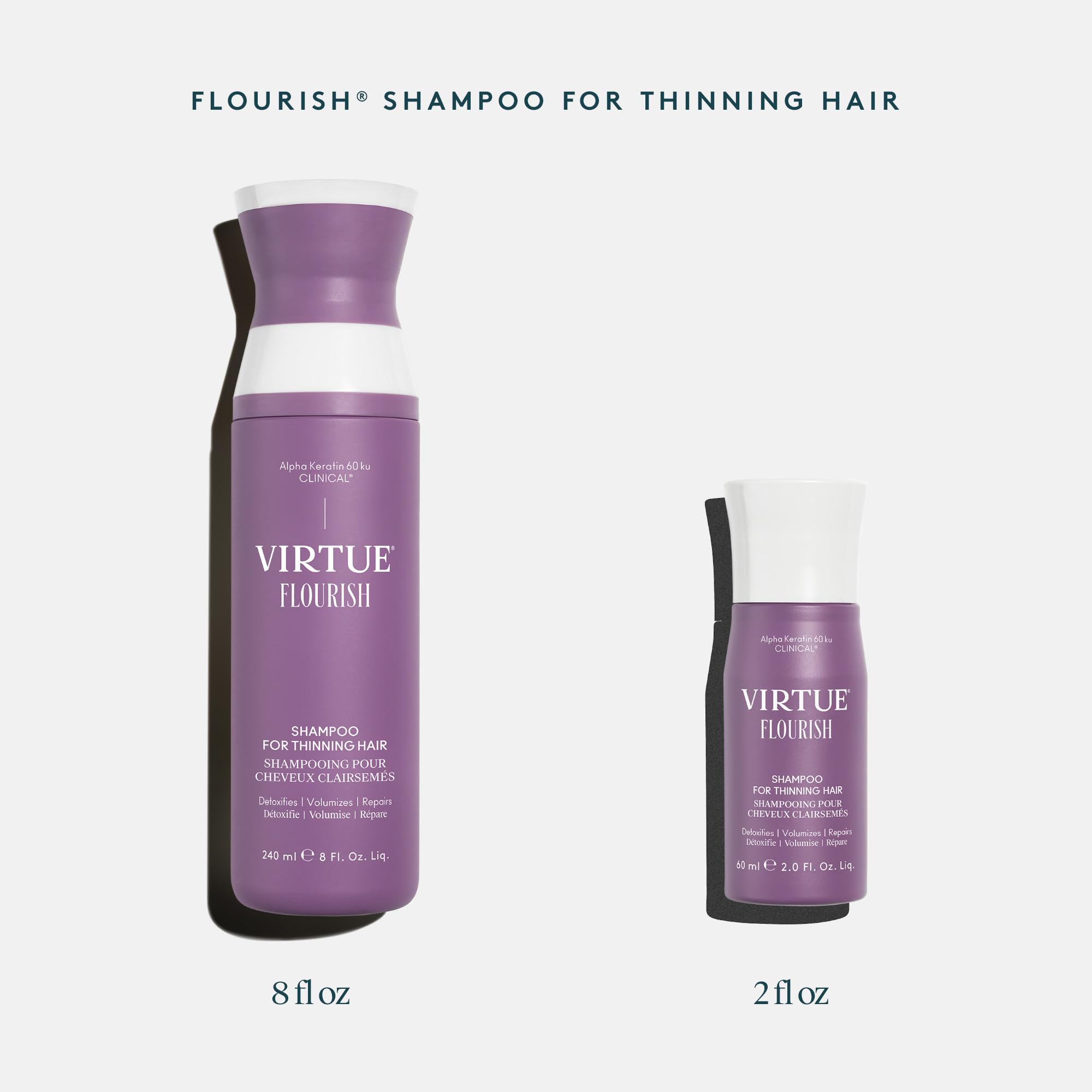 Virtue Flourish – cheveux-colorés: formule douce adaptée à la couleur et à la brillance.