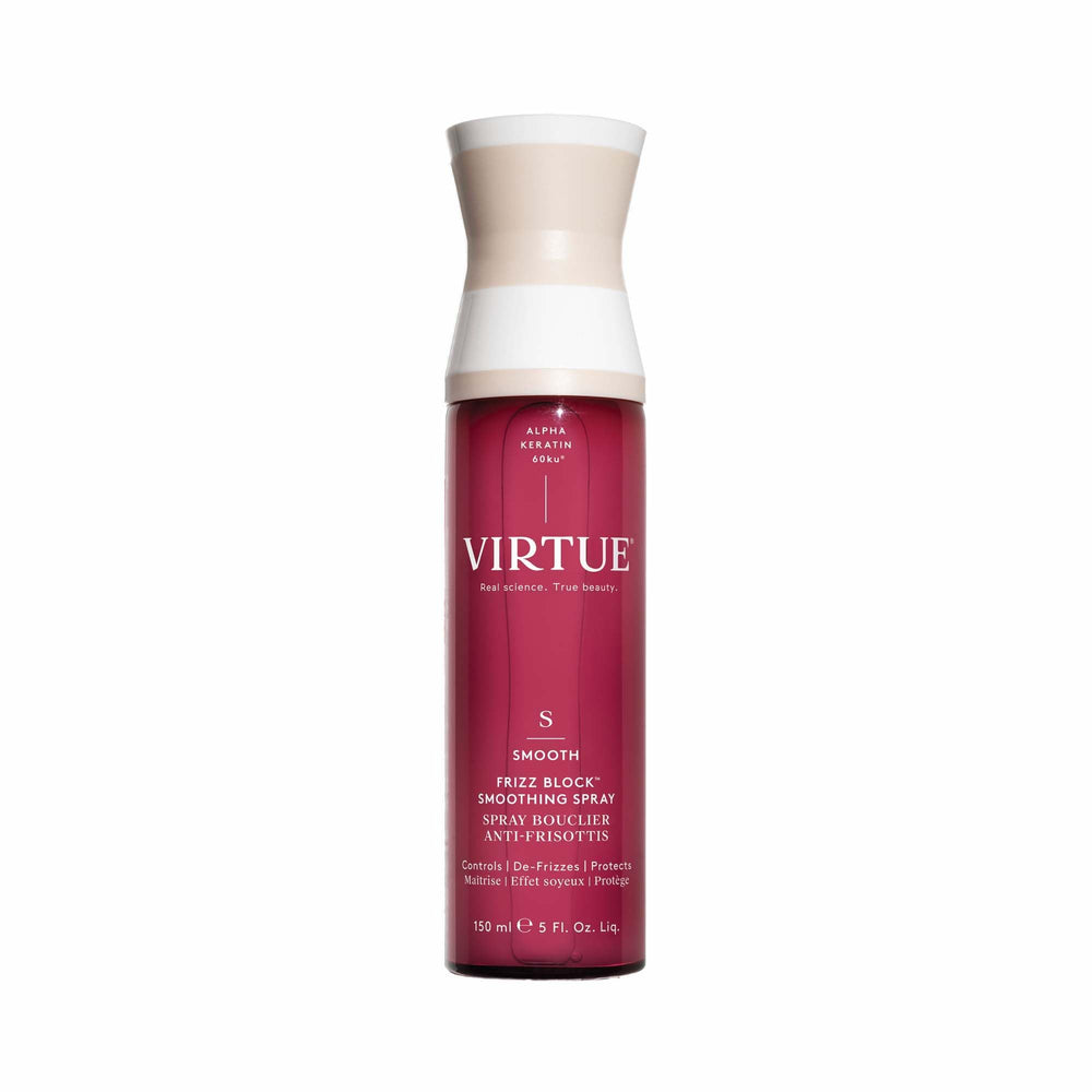 VIRTUE Frizz Block Spray : bouteille prête à l’emploi pour anti-frisottis.