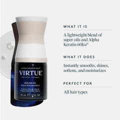 VIRTUE Huile de soin, fragrance coco-yuzu enveloppante et chaleureuse.