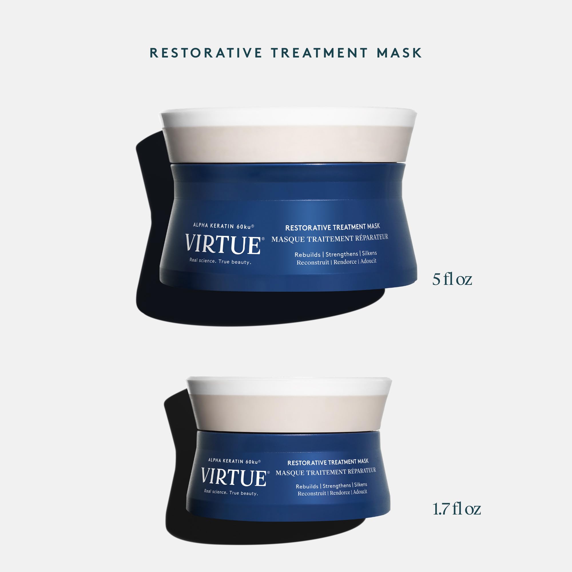 Virtue Masque Restauratif: sans colorants artificiels, formulation plus naturelle.