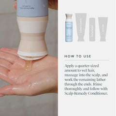 Virtue Shampoing Remède Cuir Chevelu - pH équilibré soutenant un cuir chevelu sain.