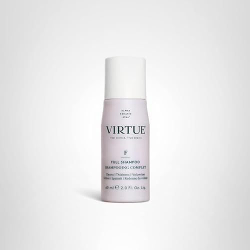 Shampoing VIRTUE usage quotidien, cheveux nourris sans lourdeur.