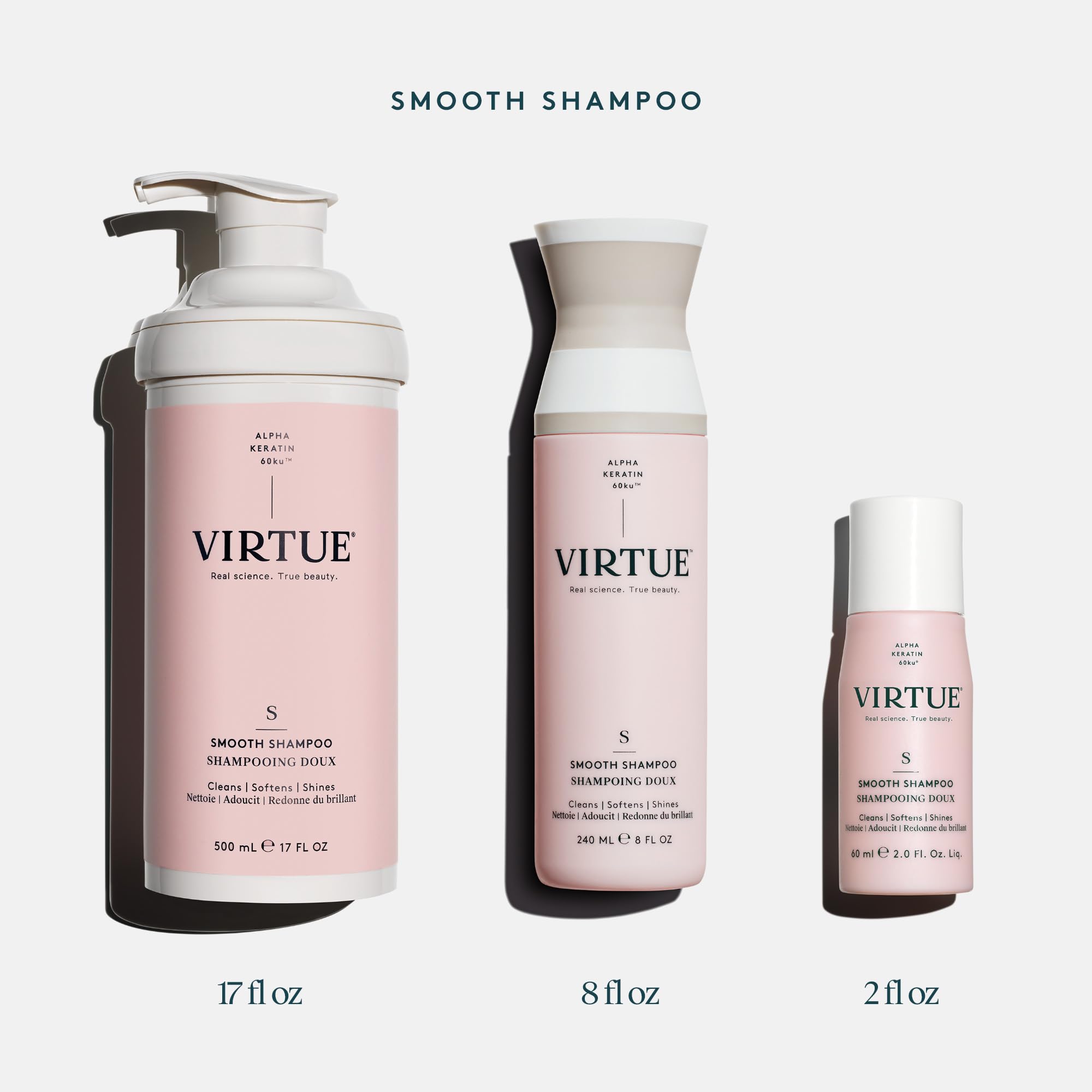 Cheveux bouclés et frisottis gérés par Virtue Smooth