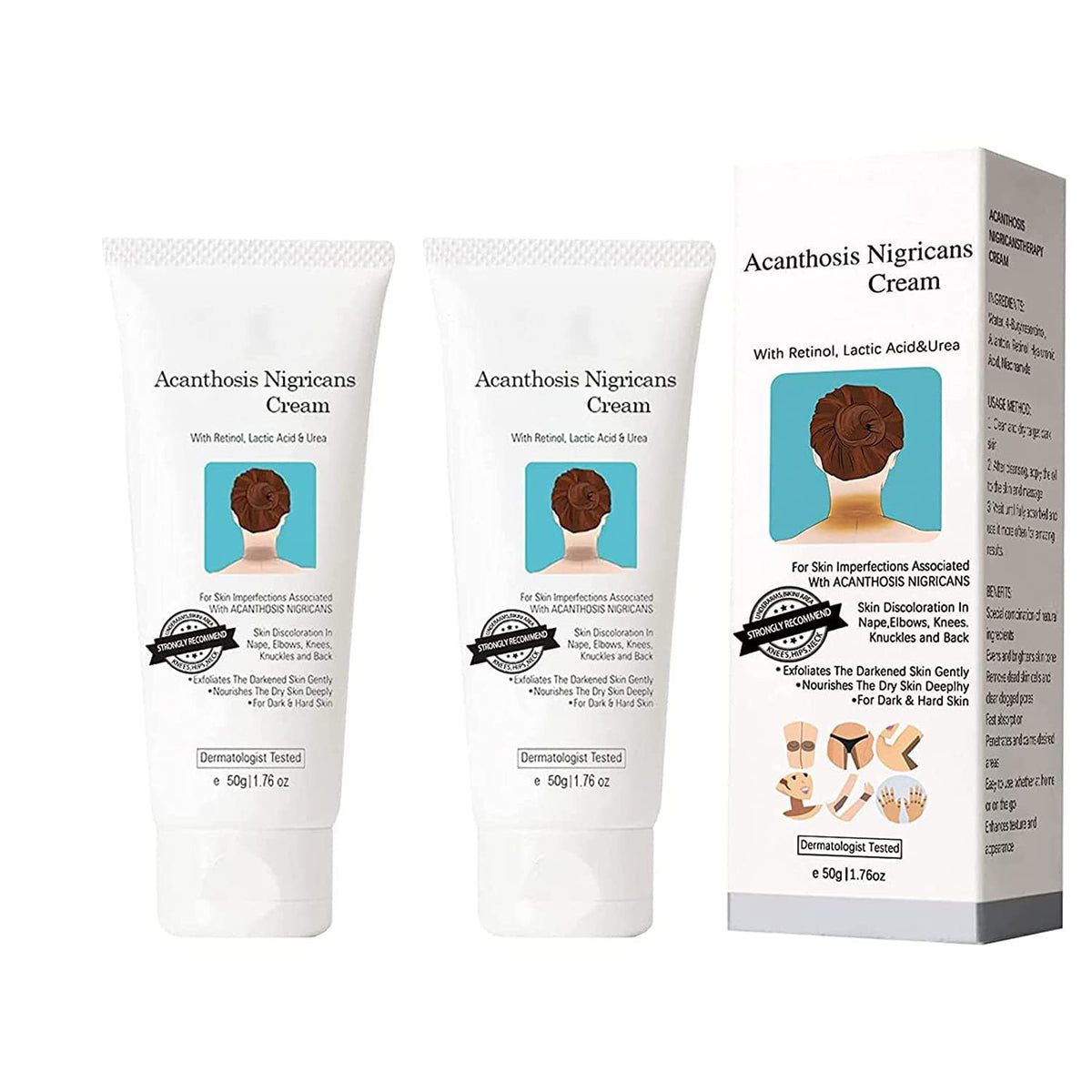 Virularty Nigrifree — emballage du lot 50 g x 2, pratique et compact.