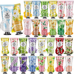 VISCOO coffret-cremes-main-28-paquets, coffret cadeau complet pour douceur quotidienne.