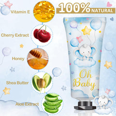 Crème mains Viscoo naturelle enrichie en karité et vitamine E pour hydratation douce.