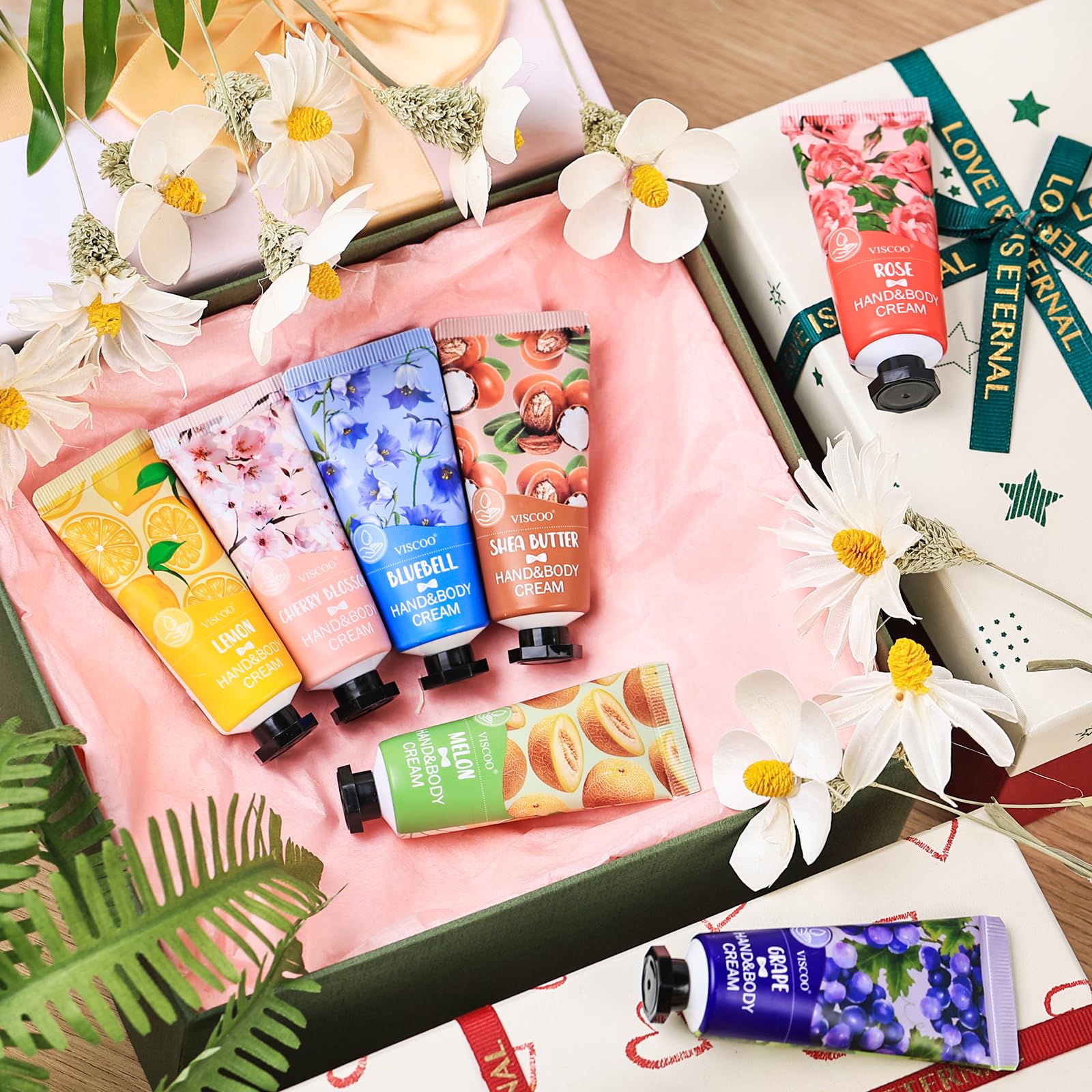 VISCOO crèmes mains beurre de karité, nutrition intense.