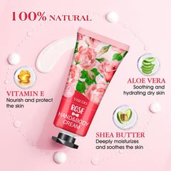 VISCOO crèmes mains parfum fleur de cerisier, soin nourrissant rapide.