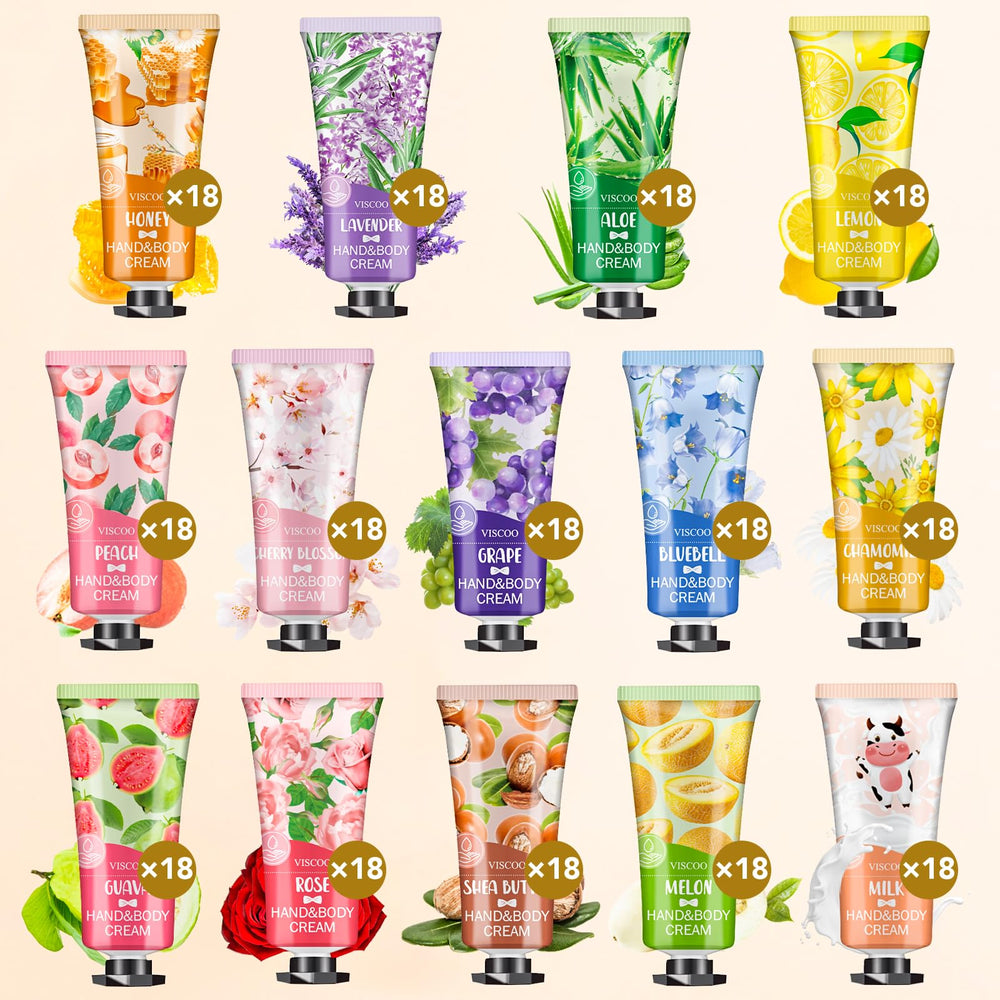 VISCOO Crèmes Mains Gamme Variée – collection complète et partage