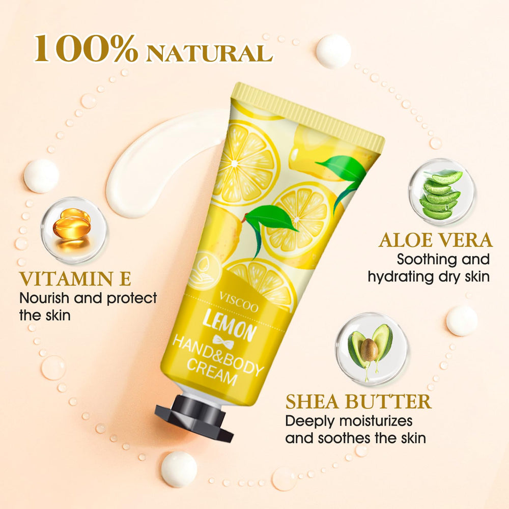 VISCOO Crèmes Mains Lavande et Rose, flacon rose et parfum apaisant