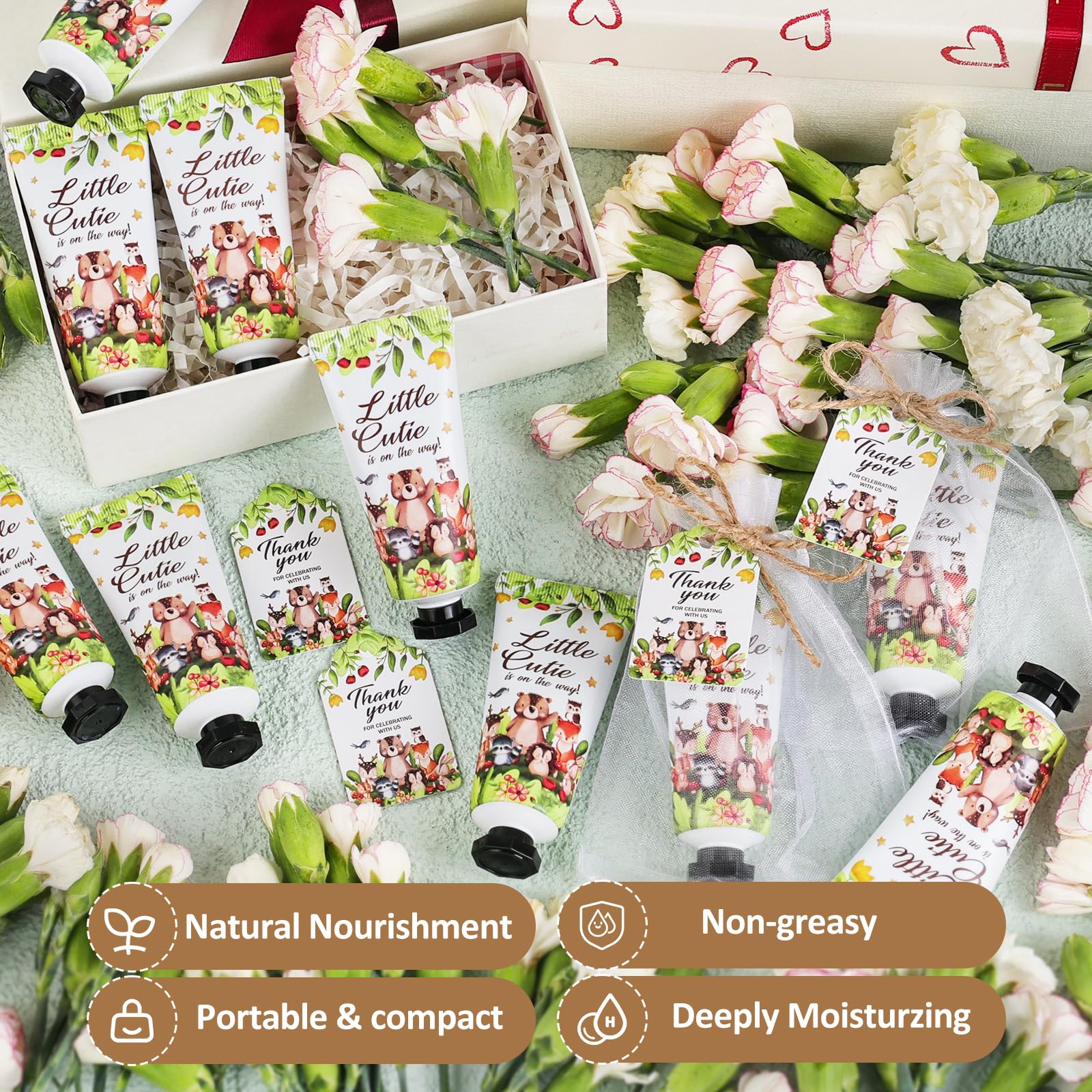 VISCOO Sachets organza et étiquettes: présentation cadeau soignée.