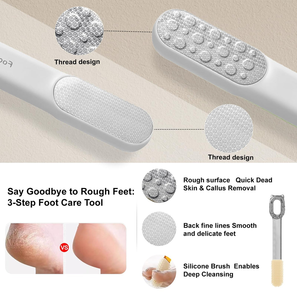 Visdoll enlève callosités pour pieds en inox, précision et entretien domestique