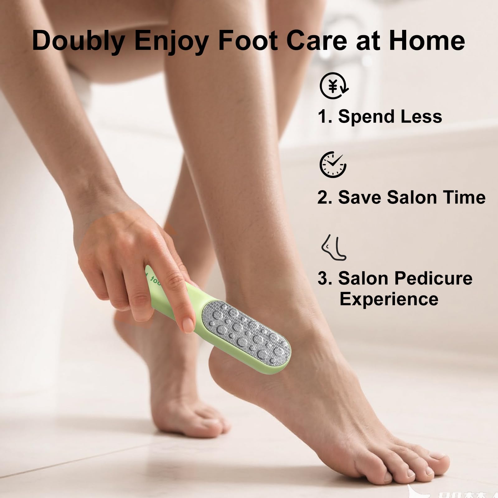 VISDOLL lime-pied-utilisation-humide-sec convient au soin des pieds.