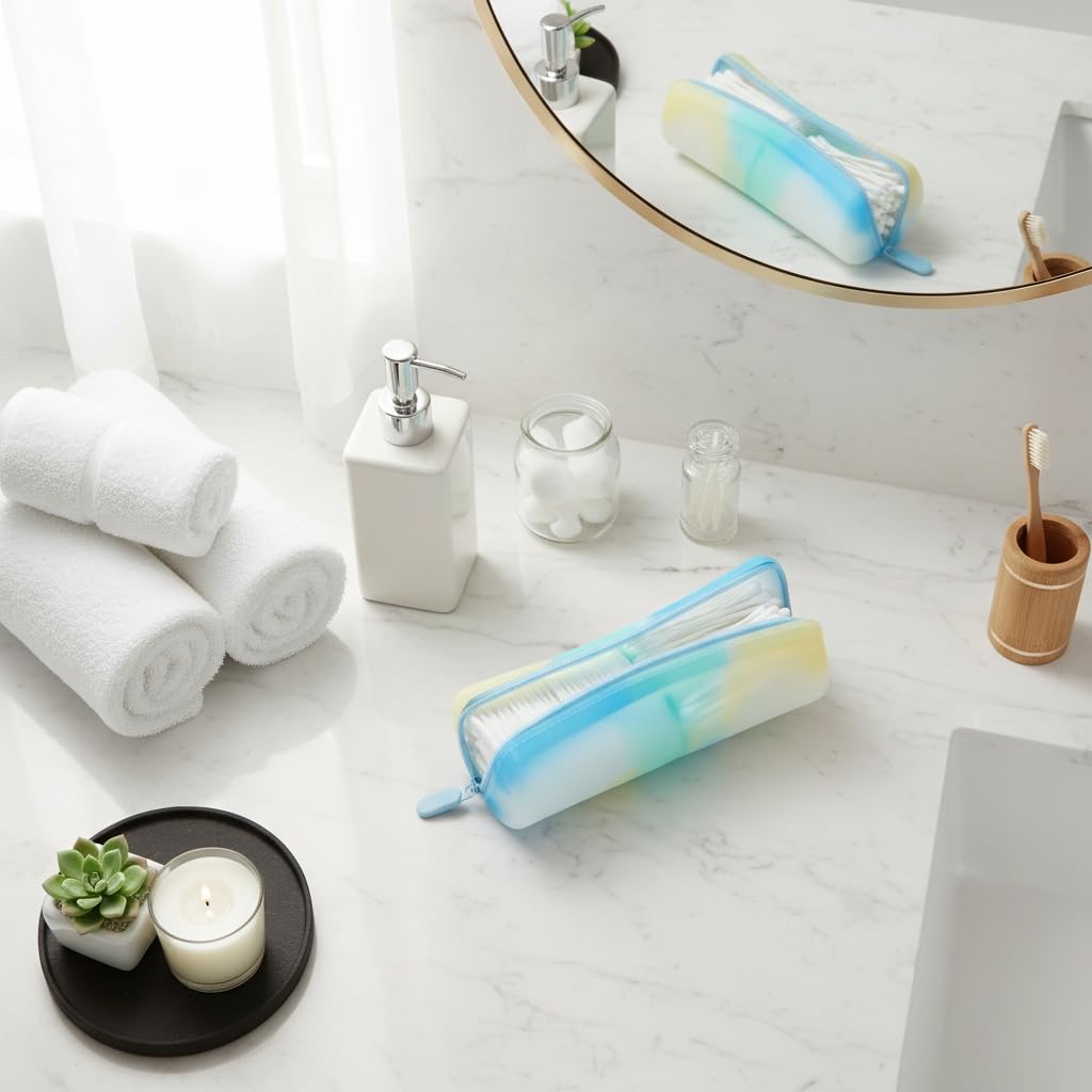 Visfresh étui voyage attaches-cheveux: rangement compact pour élastiques et pinces.