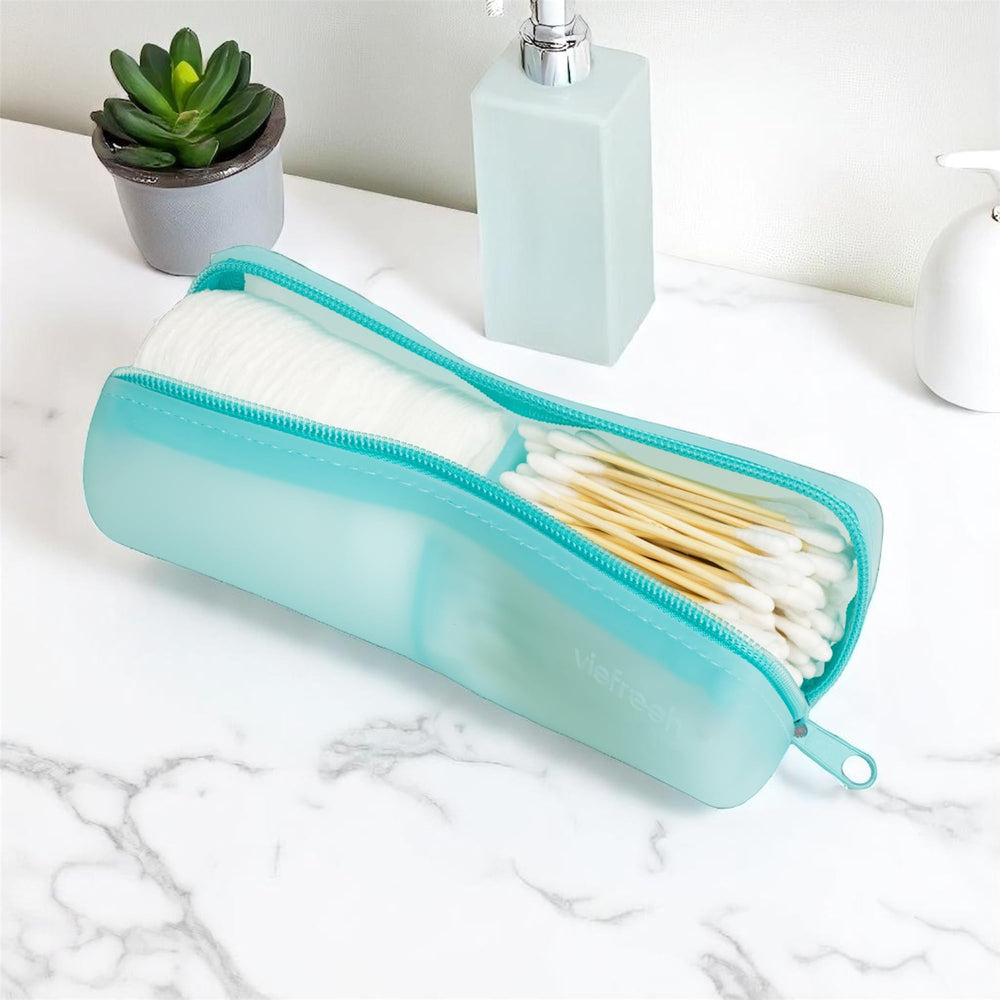 Visfresh etui voyage base stable, il reste en place sur toute surface.