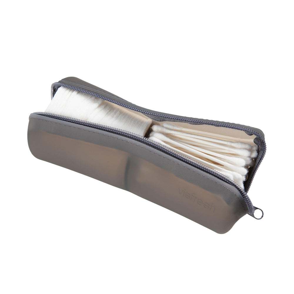 Visfresh étui voyage coton rond, rangement pratique pour cotons sur la route.