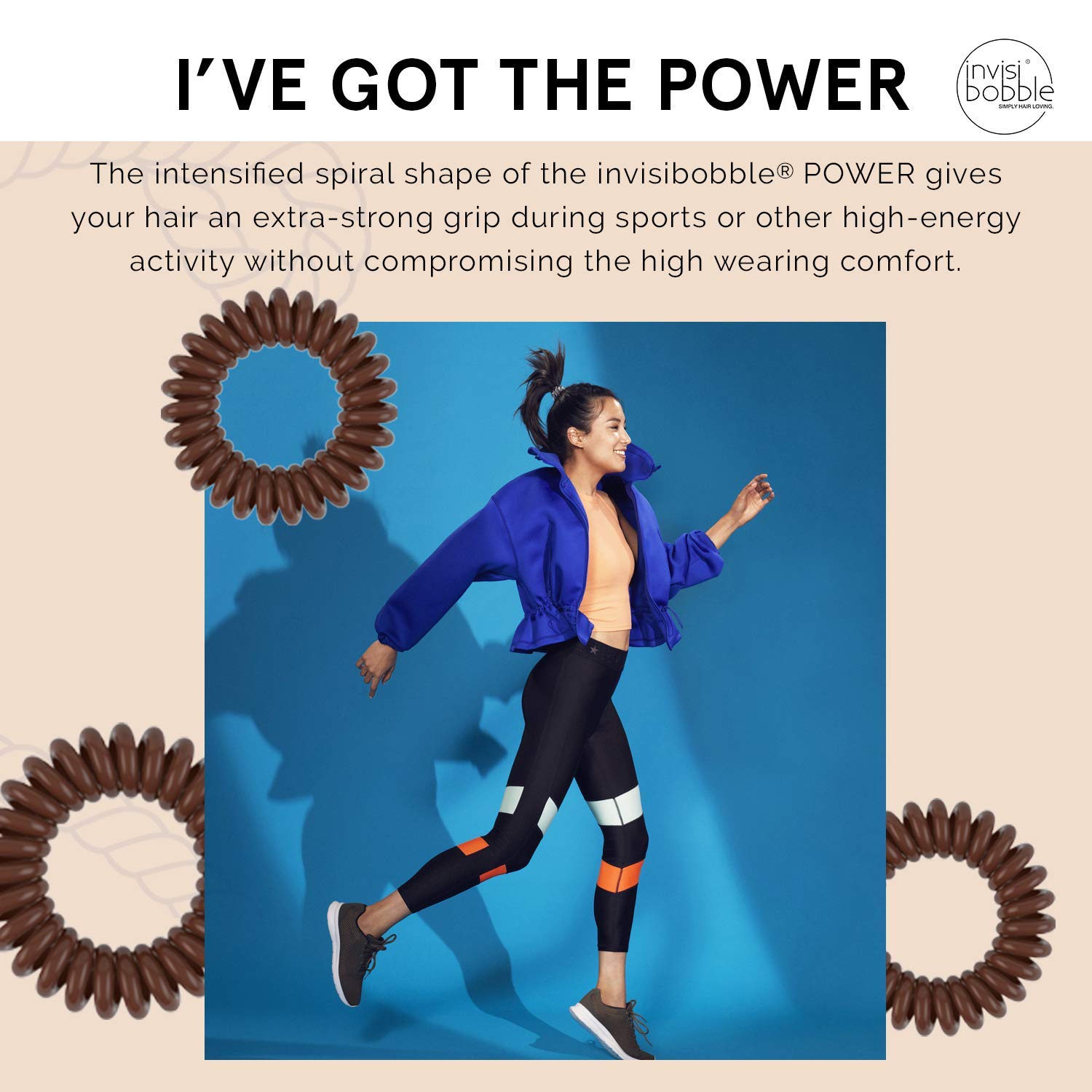 Invisibobble Power confort tout la journée: surface lisse pour moins de tiraillement