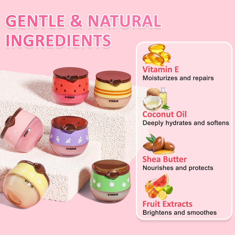 VisRIE coffret cadeau baume lèvres, présentation élégante pour cadeau.