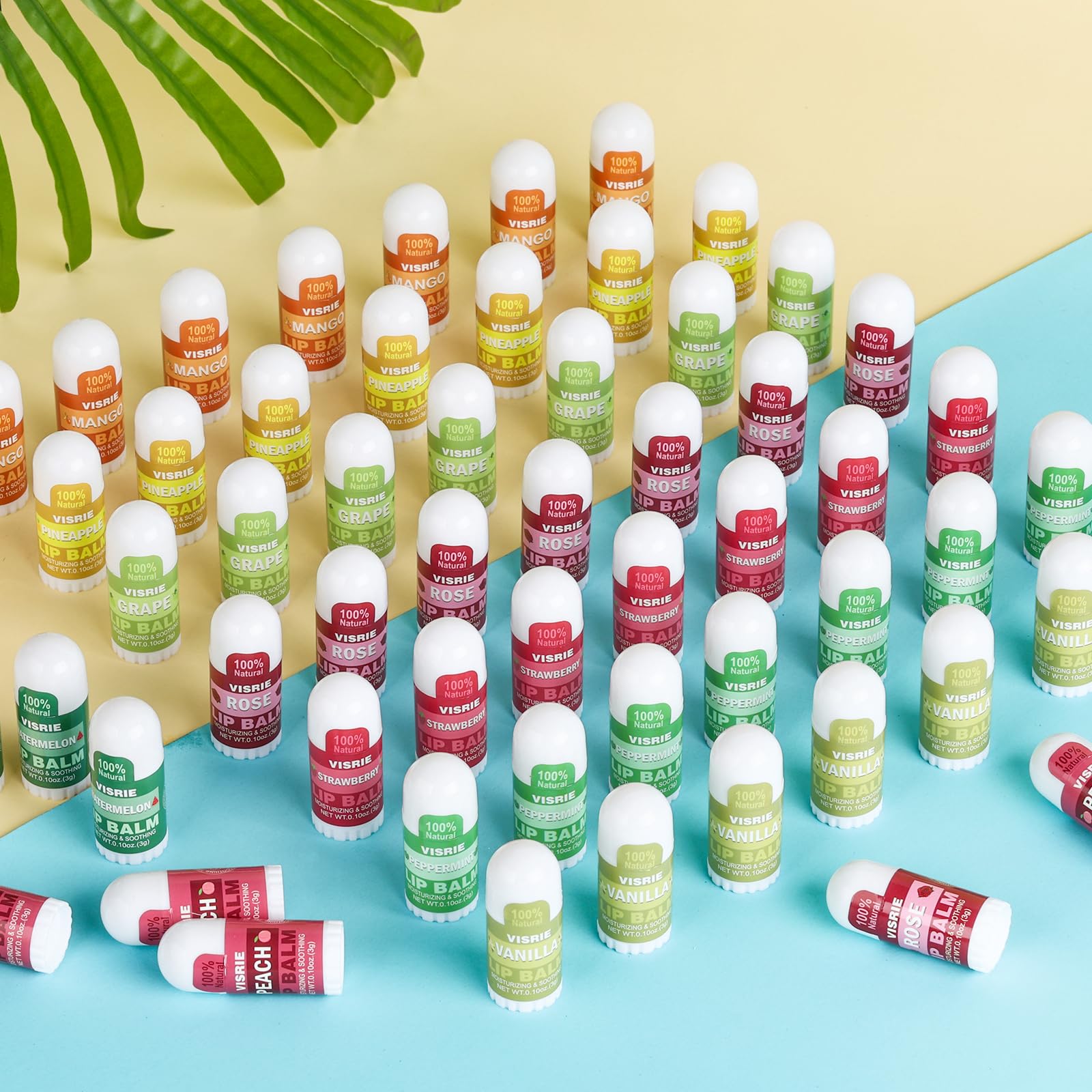 Visrie baume a levres ananas – saveur fruitée et hydratation longue durée.