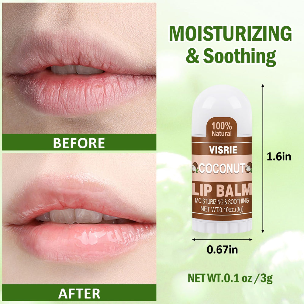 Visrie baume a levres coco – soin nourrissant pour une peau lisse.