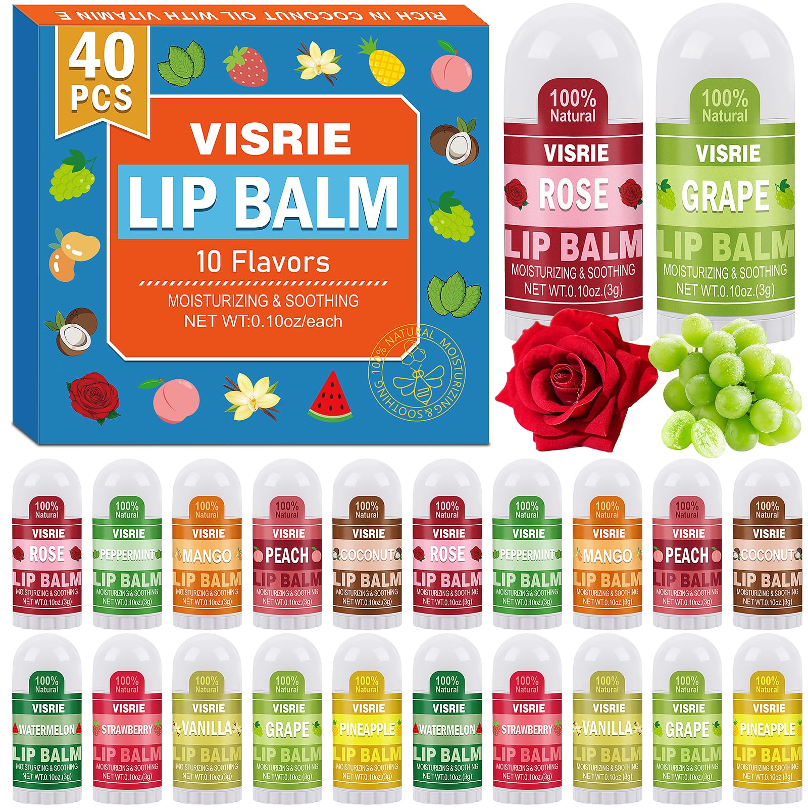 Visrie baume a levres pomme – hydratation durable au quotidien.
