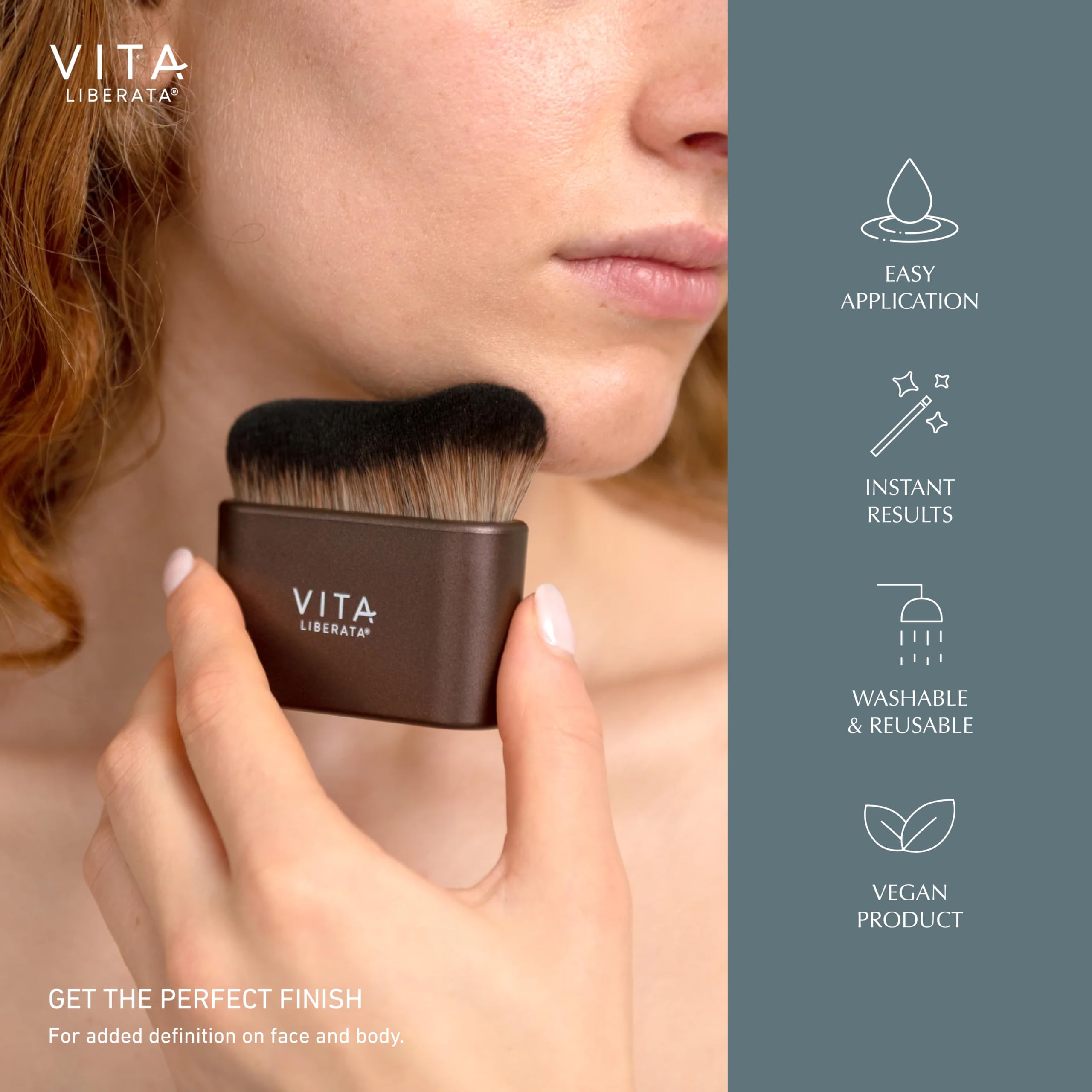 Brosse Vita Liberata, nettoyage facile et réutilisable