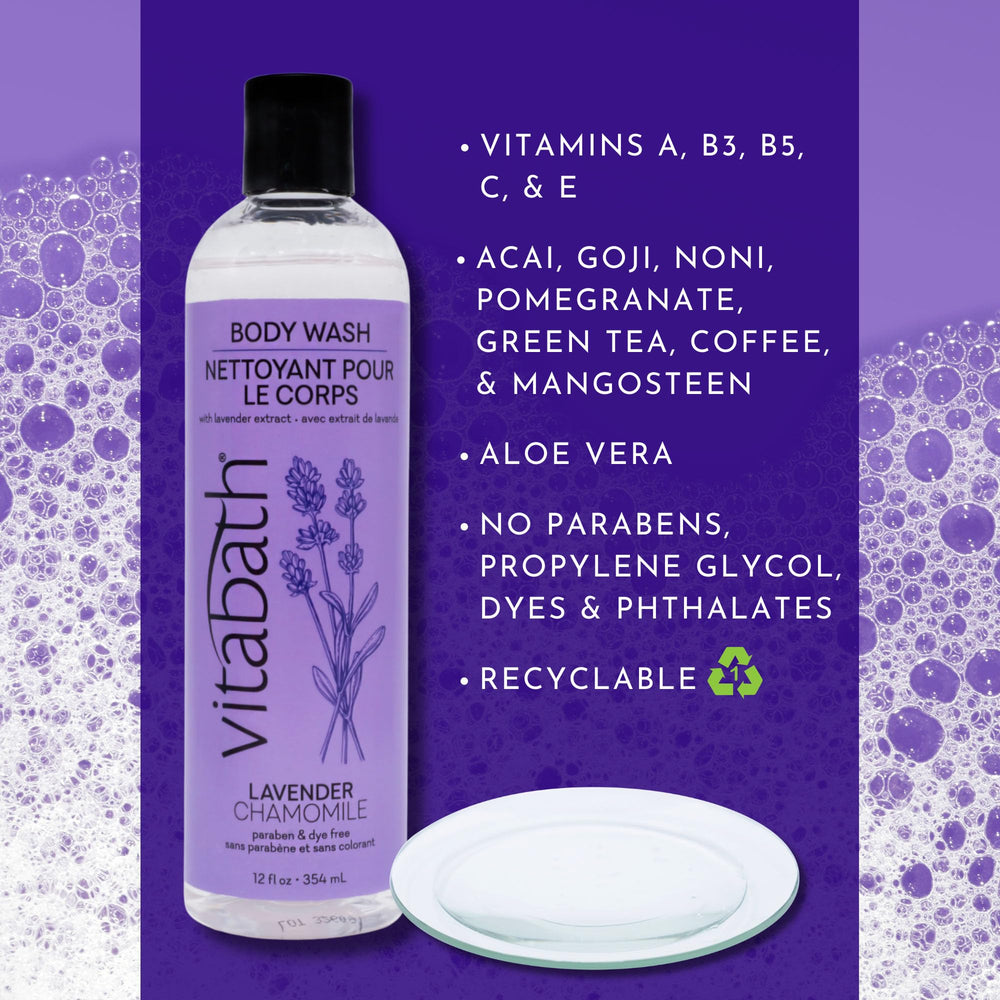 Vitabath arôme relaxant lavande camomille pour détendre après la douche