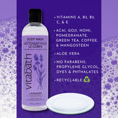 Vitabath arôme relaxant lavande camomille pour détendre après la douche