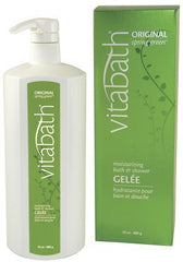 Vitabath Gelée Vert Printanier, gelée douche-bain hydratante pour peau nourrie et rafraîchie.