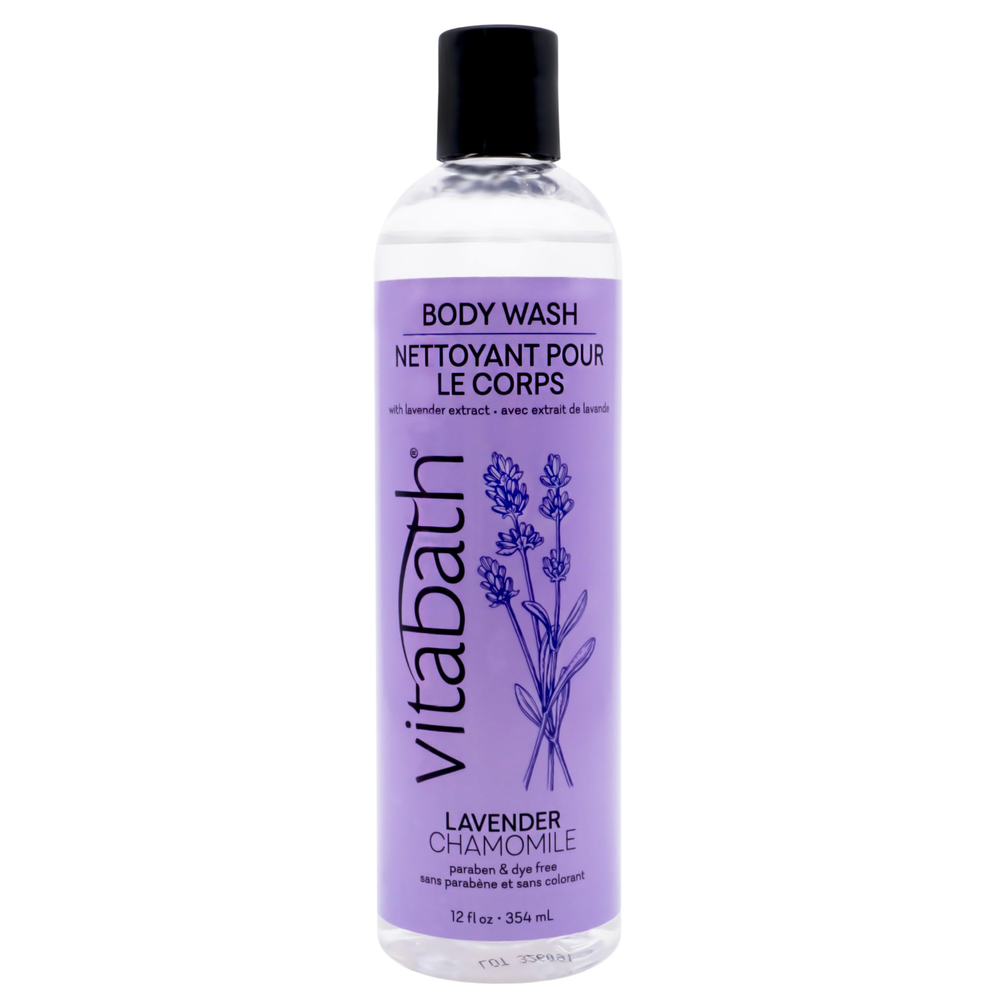 Vitabath Lavande et Camomille : bouteille douche douce pour une peau hydratée