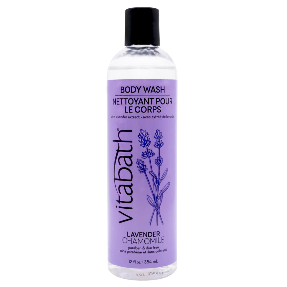 Vitabath Lavande et Camomille : bouteille douche douce pour une peau hydratée