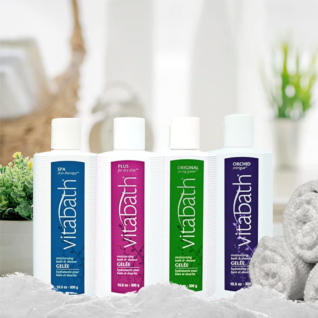 Vitabath Original Spring Green, emballage-sans-parabenes: formule sans parabènes pour une peau douce.