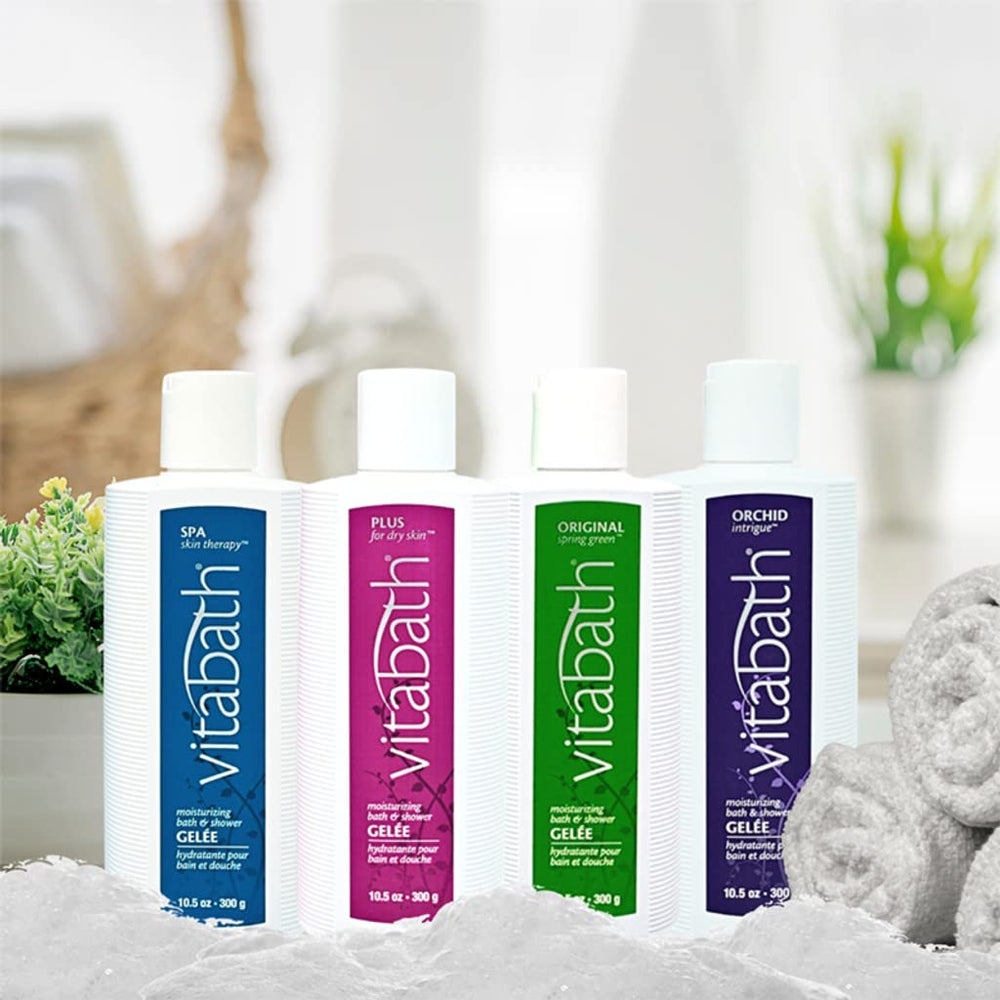Vitabath Original Spring Green, emballage-sans-parabenes: formule sans parabènes pour une peau douce.
