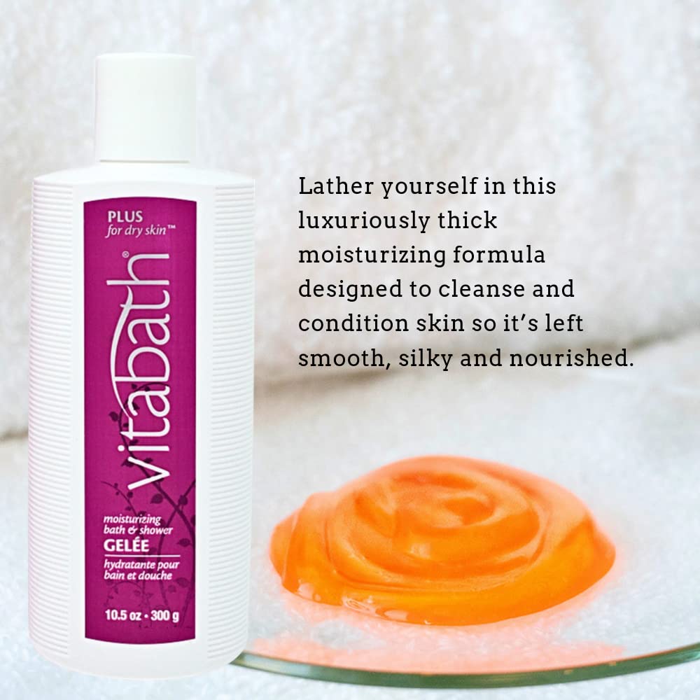 Vitabath Plus huiles et vitamines pour nourrir la peau sous la douche.