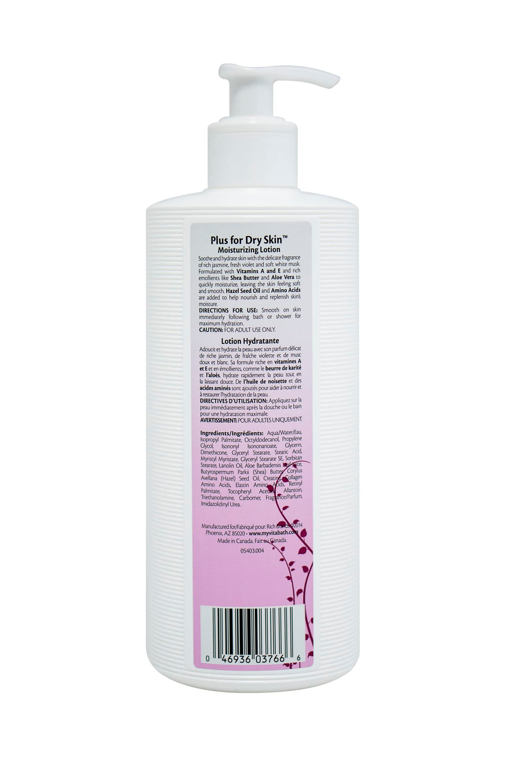 Vitabath Plus – soin quotidien pour peau sèche et confort durable.